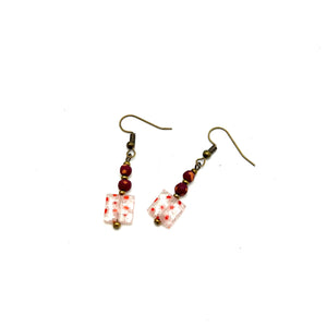 Clear/Burgundy