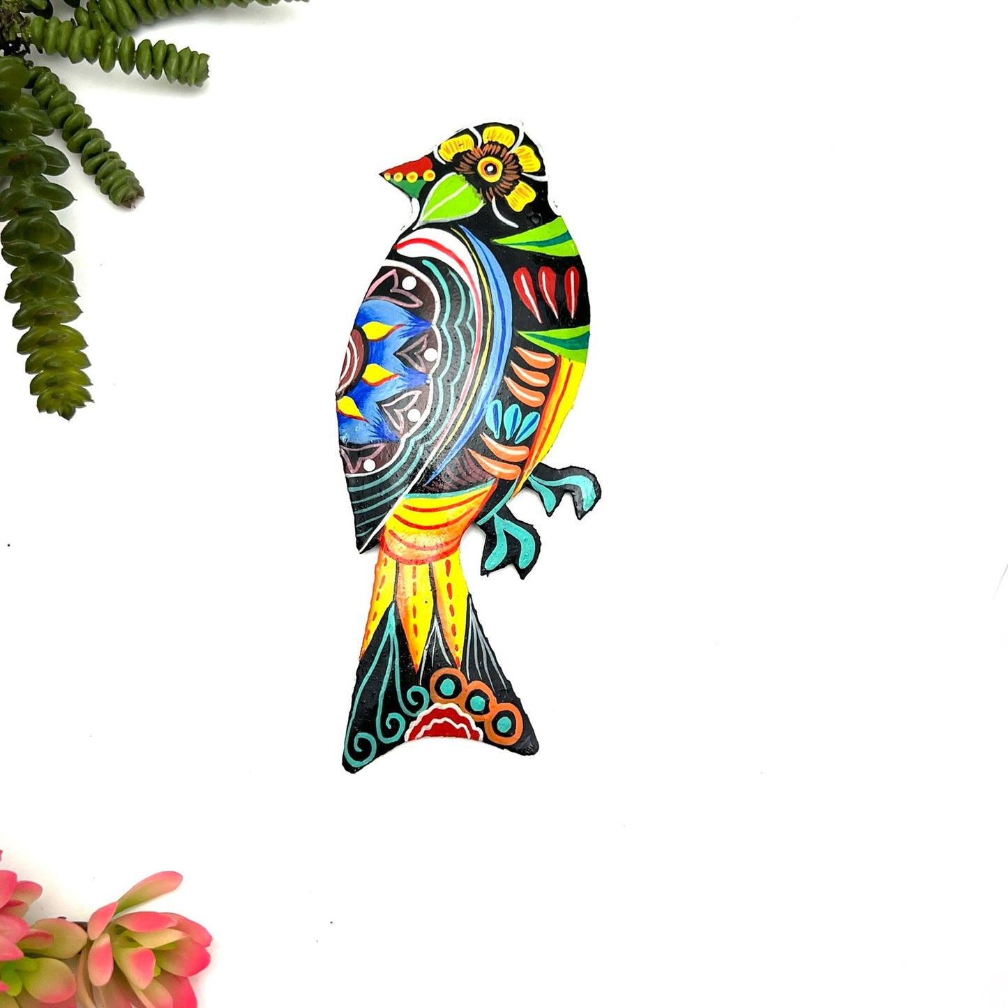 Bird On Perch