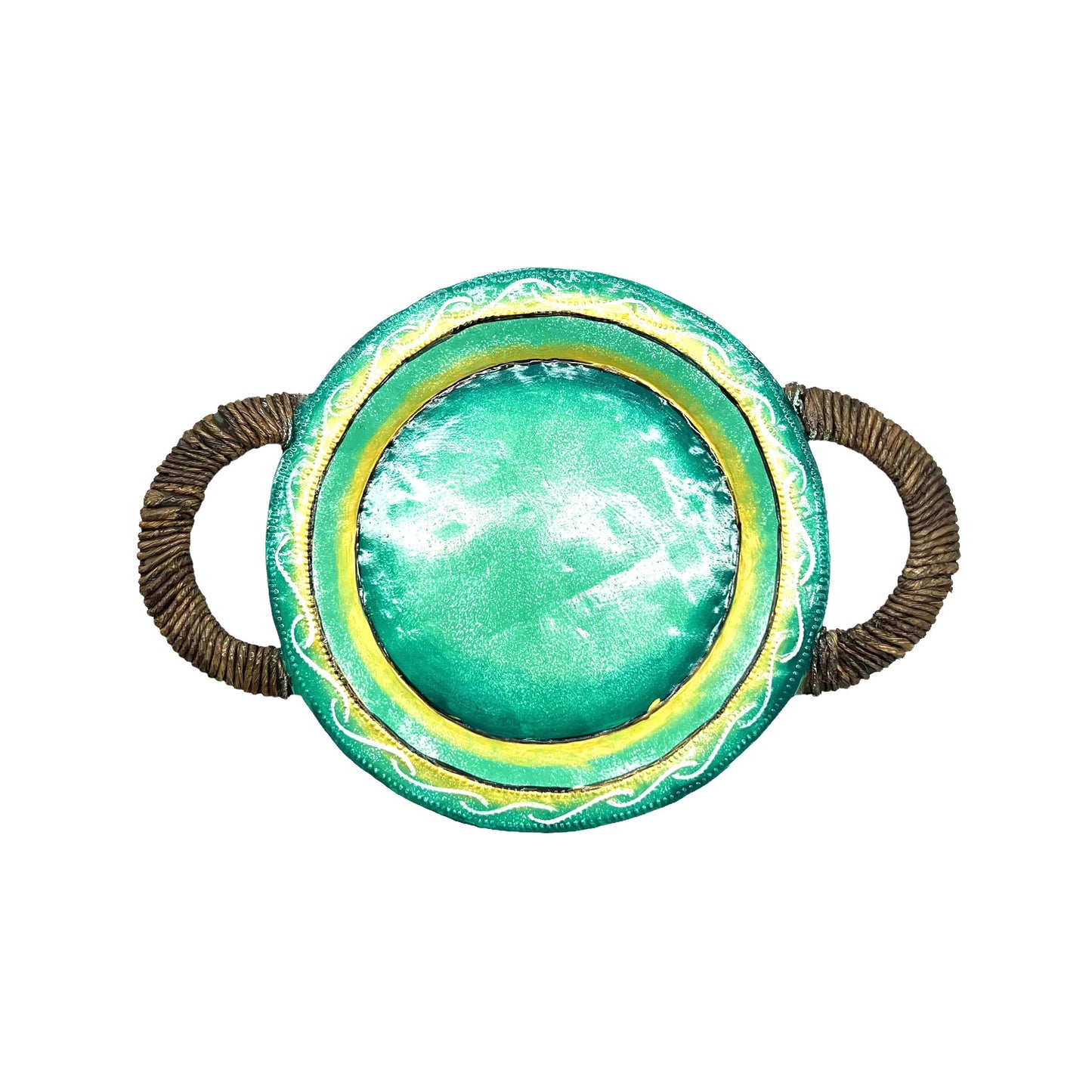 Small Green Tray - Round