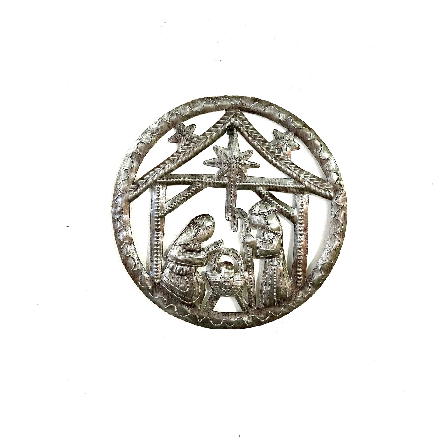 Round Nativity Wall Hanging #2