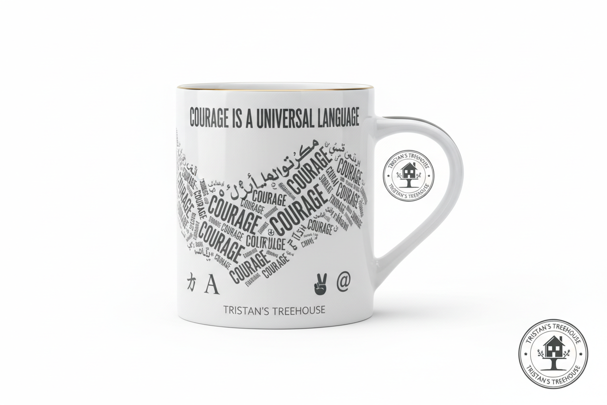 Courage is a Universal Language – Mug