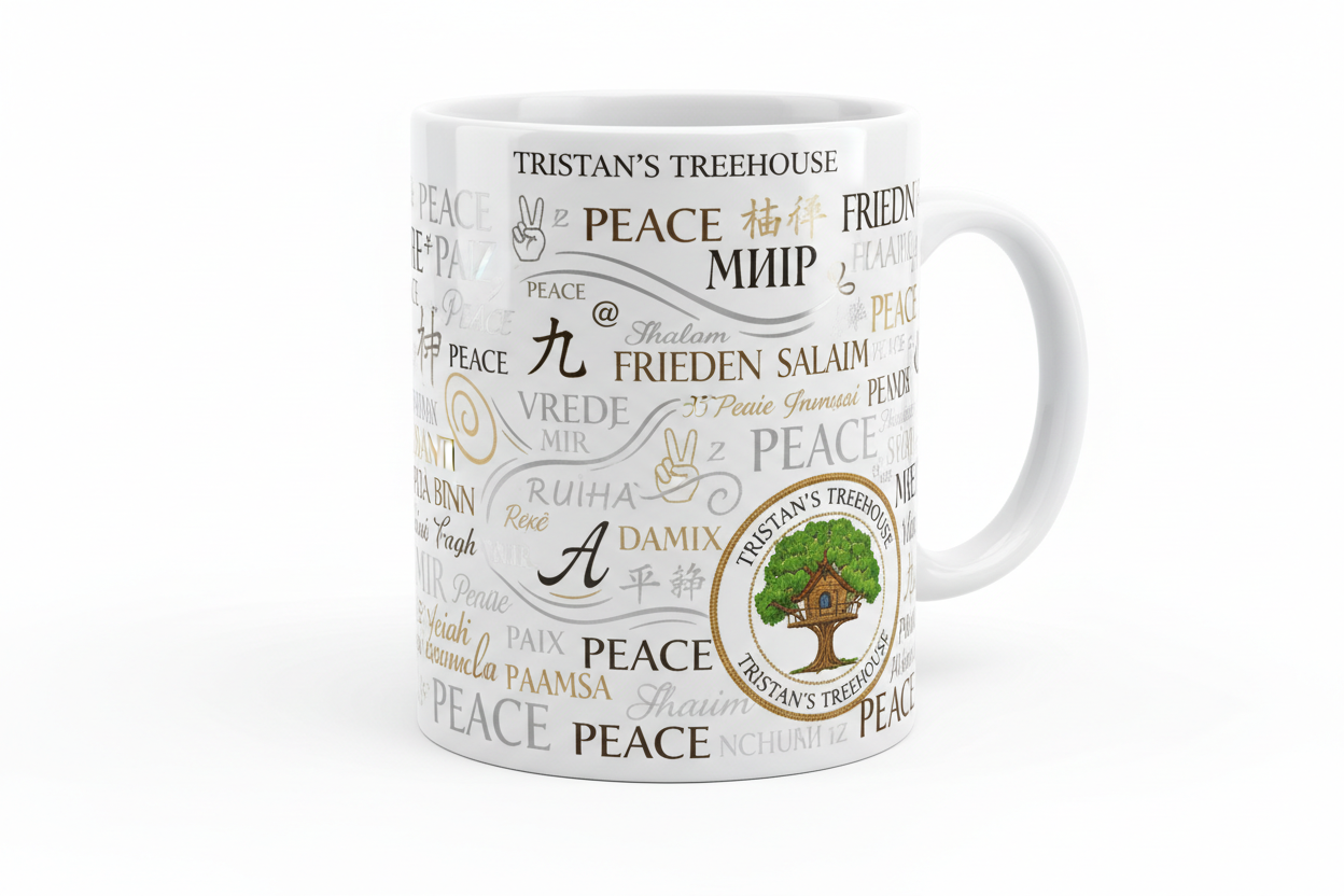 Peace is a Universal Language – Mug