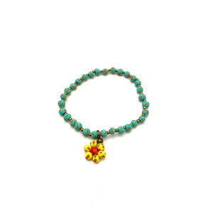 Turquoise- Yellow
