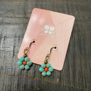 Turquoise and Red