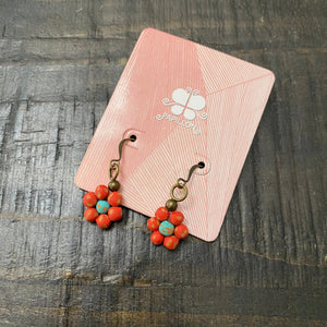 Red and Turquoise