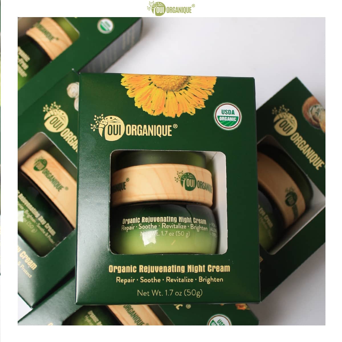 OUI ORGANIQUE Calendula Anti-Aging Night Cream Products