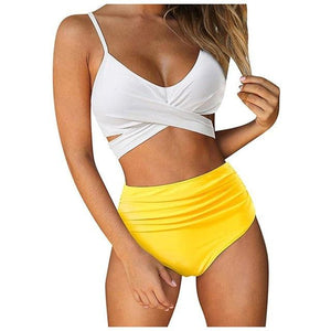 Yellow and White