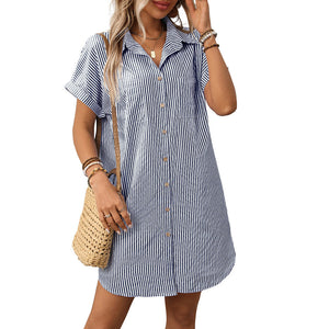 Navy blue stripes