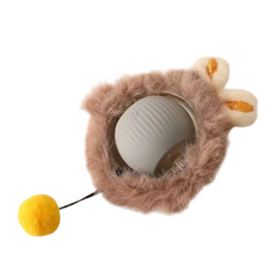 Grey Plush Ball