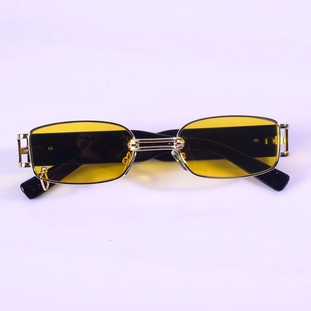 Stylish Fashionable Women Sunglasses Trending & Luxury  Square Popular Design Men Glasses New Vintage Metal Black Comfortable Lenses Outdoor Travel Driving Sunglasses