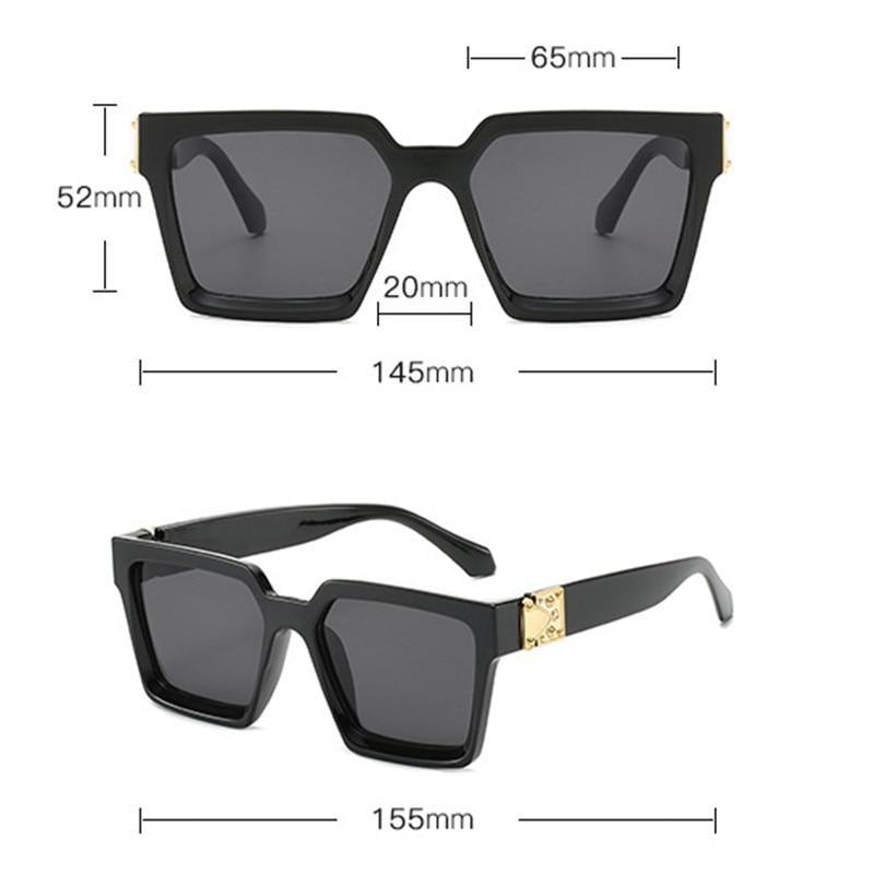 Stylish Square Sunglasses For Women & Luxury Eyeglasses For Women And Men square Sun Glasses For Men Eyewear Women Oversized Square Frame Sunglasses Multiple Tinted Glitter Inspired Stylish Shades