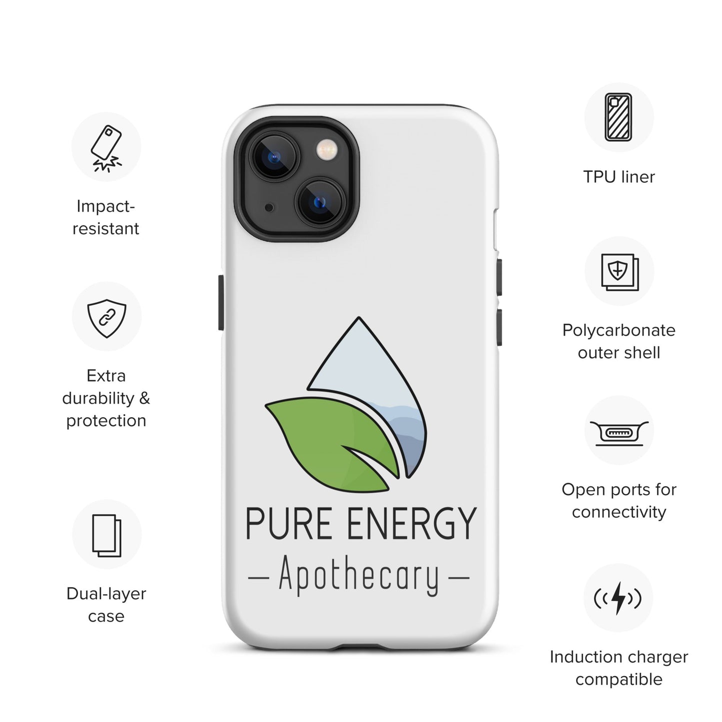 Pure Energy Apothecary Tough Case for iPhone®-8