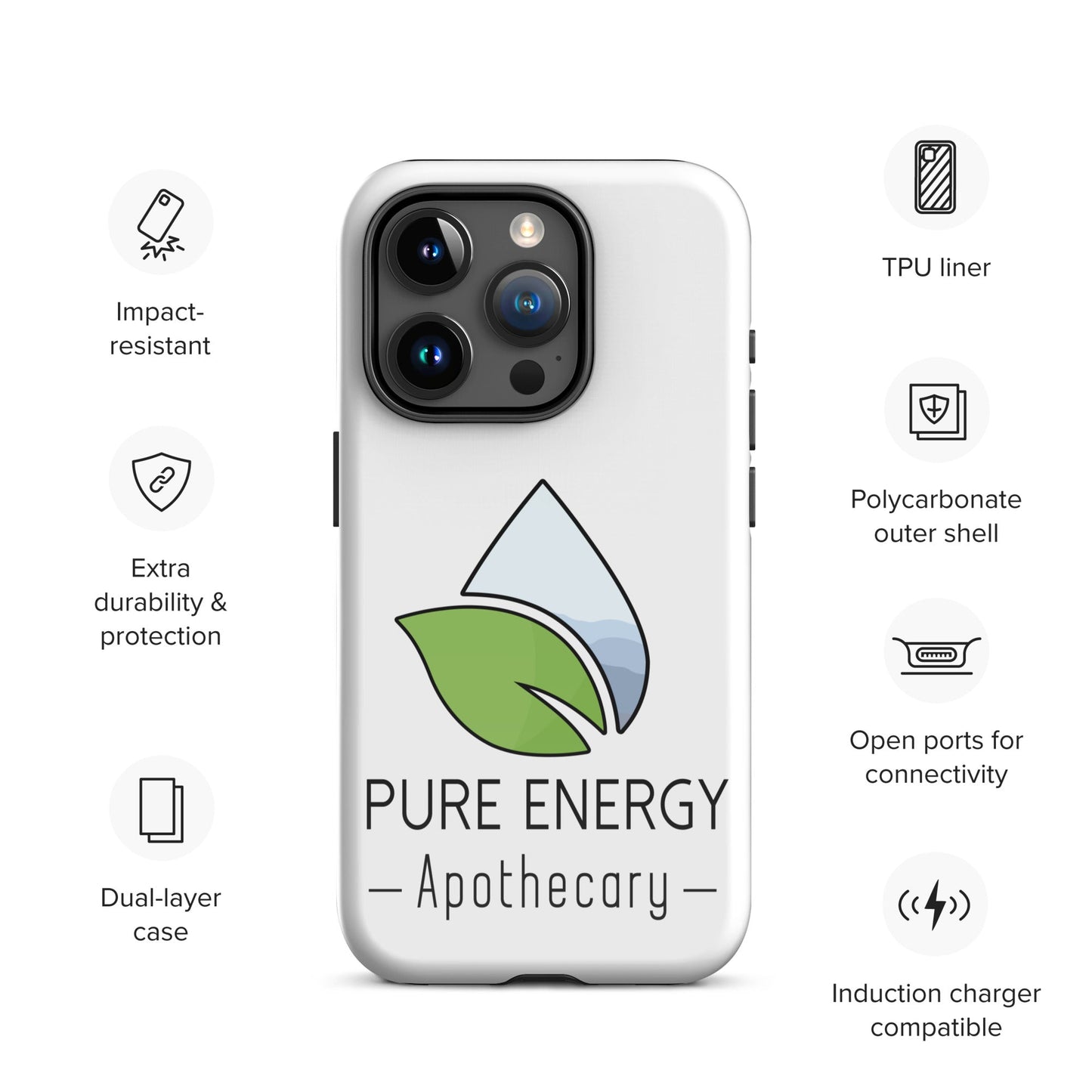 Pure Energy Apothecary Tough Case for iPhone®-17