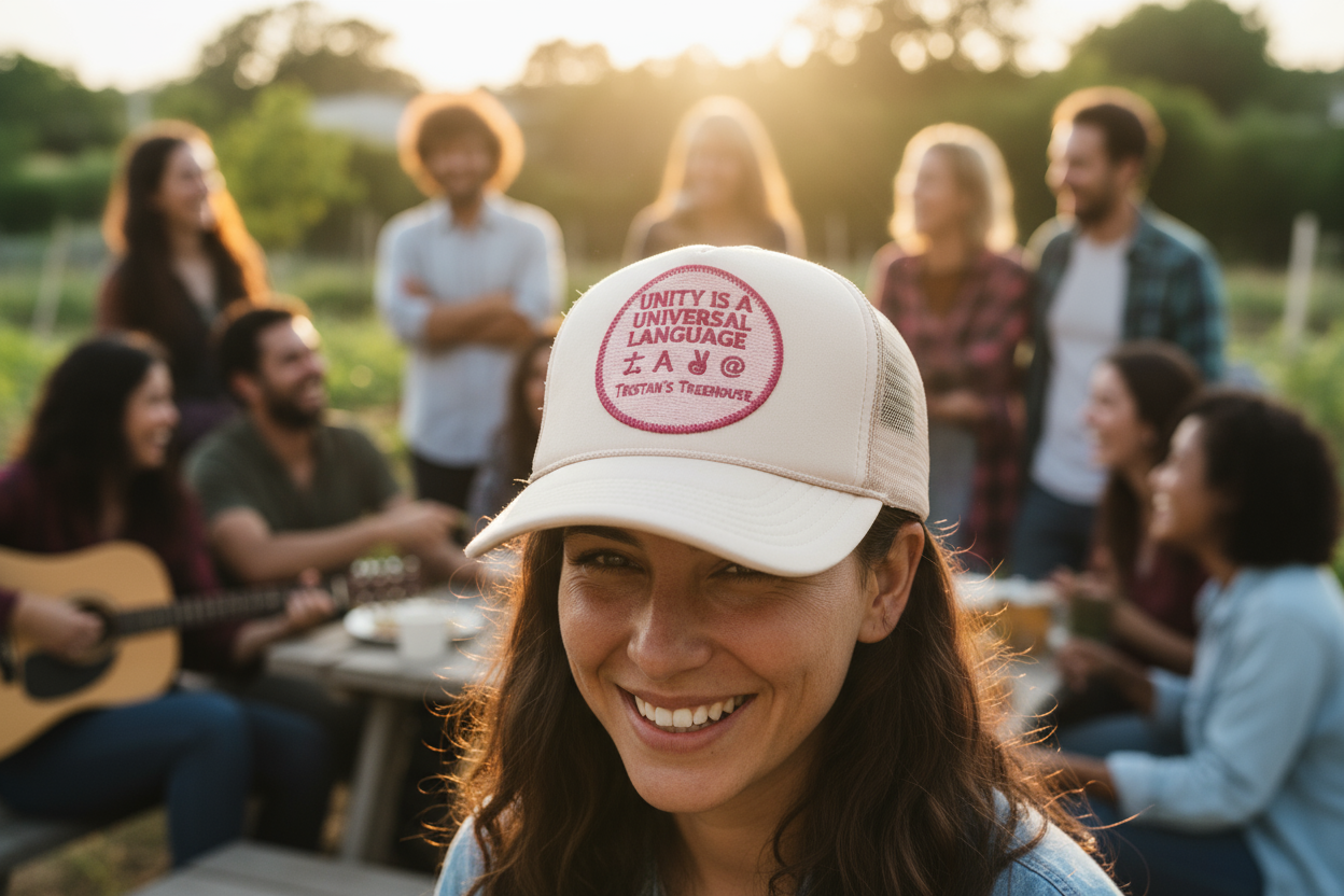 Unity is a Universal Language – Trucker Hat