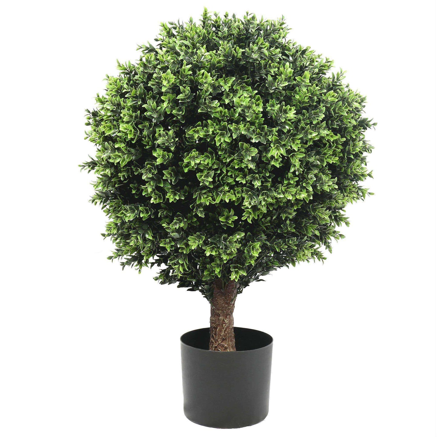 76cm UV Resistant Artificial Topiary Shrub | Compact Faux Hedyotis for
