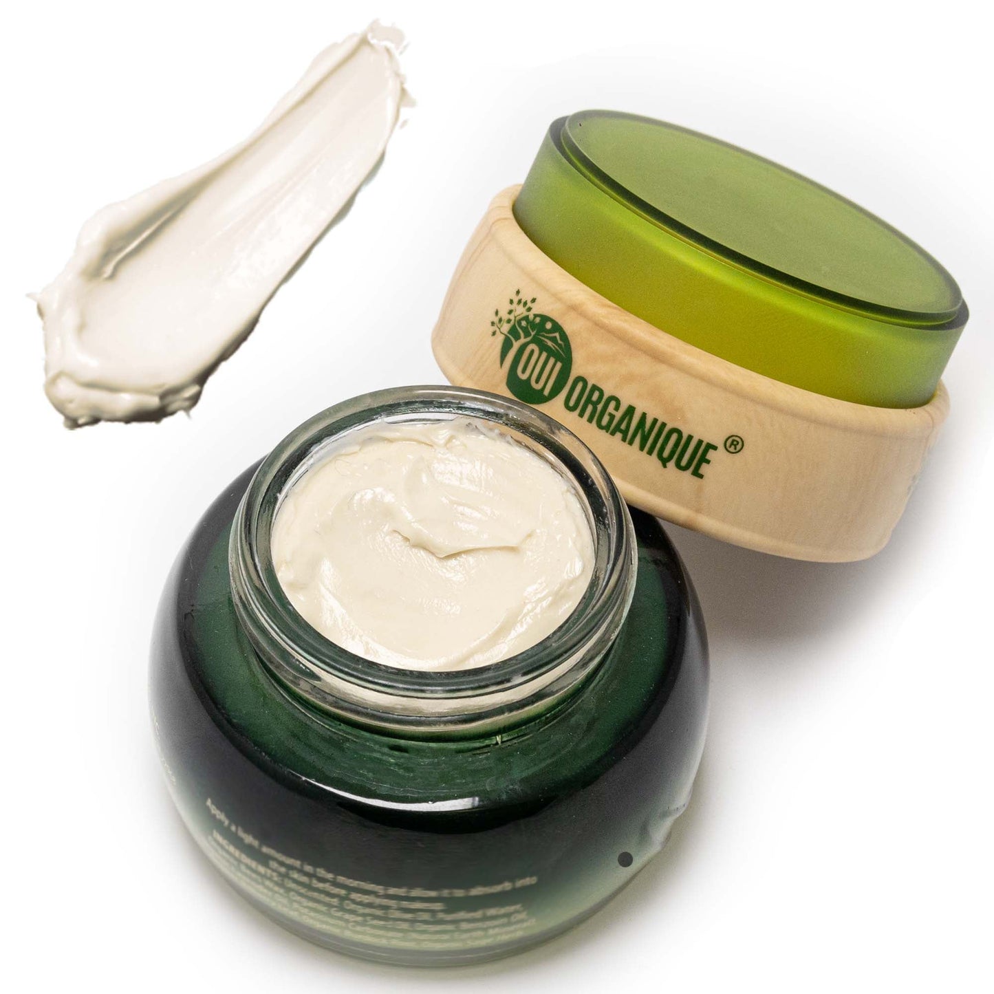 OUI ORGANIQUE Dark circle fine line botanical eye cream made in USA